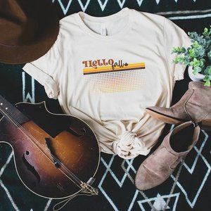 Hello Fall Retro Tshirt, Cute Vintage Autumn Shirt